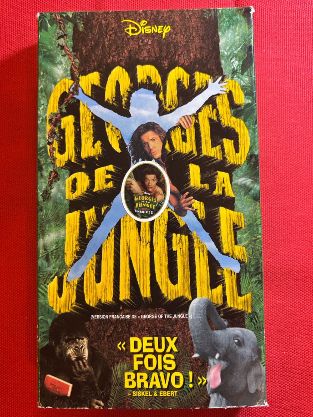 Cassette VHS Disney Georges de la jungle - (v.f.)